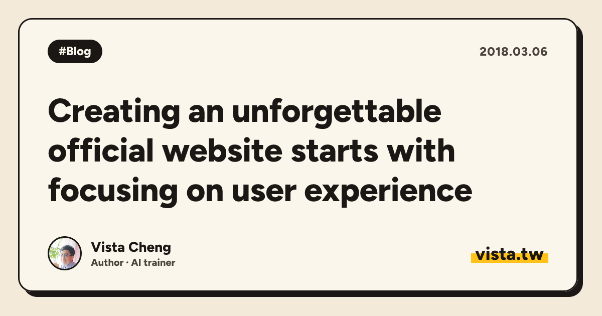 Creating an unforgettable official website starts with focusing on user experience
