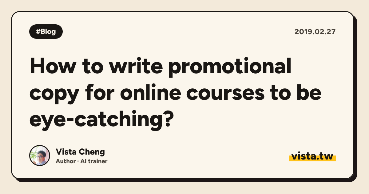 How to write promotional copy for online courses to be eye-catching?
