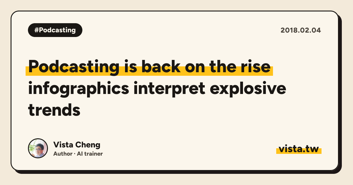 Podcasting is back on the rise: infographics interpret explosive trends