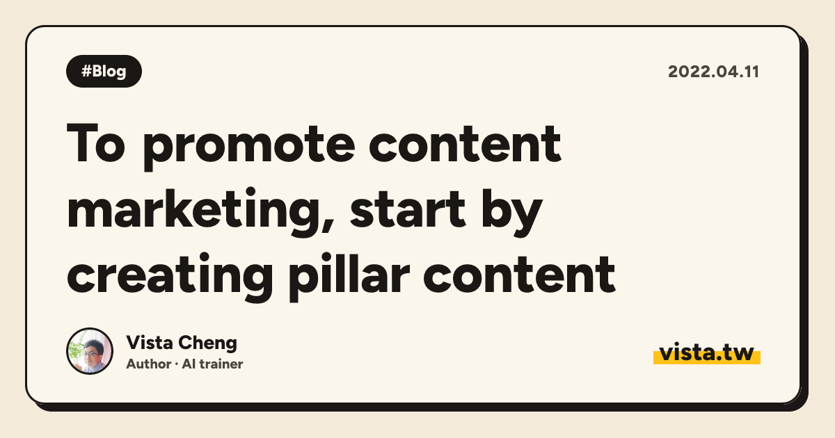 To promote content marketing, start by creating pillar content