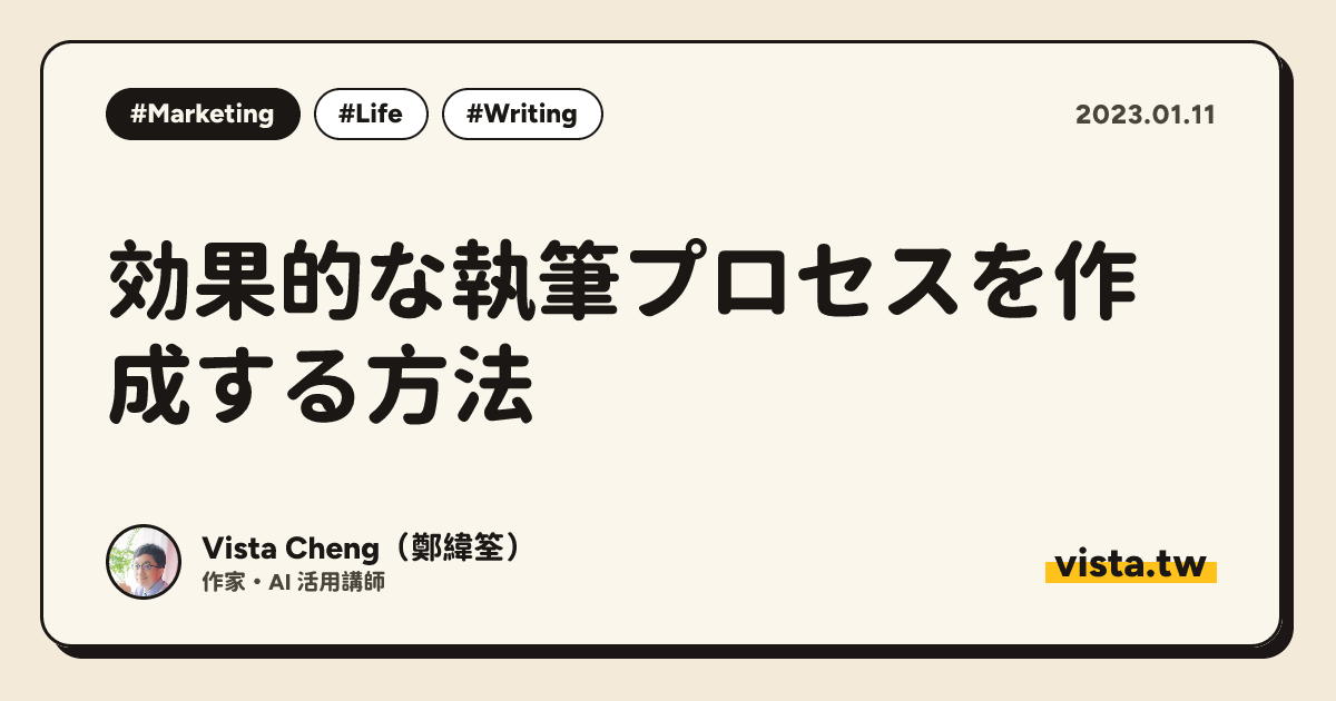 効果的な執筆プロセスを作成する方法